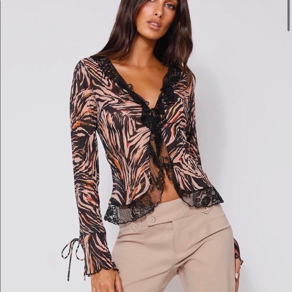 Tiger Mist top - Picture 1 of 3